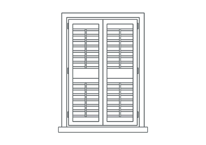 Full-Length Panel Shutters