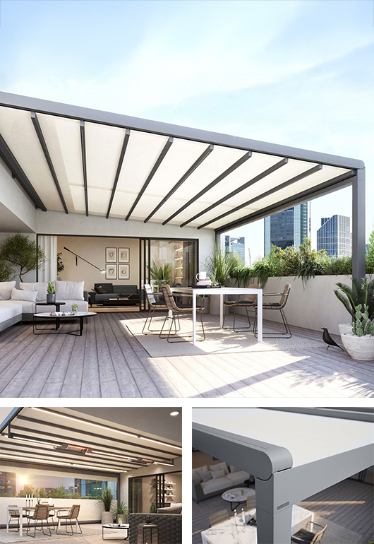 Features of the Markilux Pergola Stretch