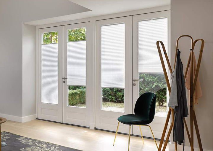 Top-Down Bottom-Up Pleated Blinds for Natural Light and Privacy